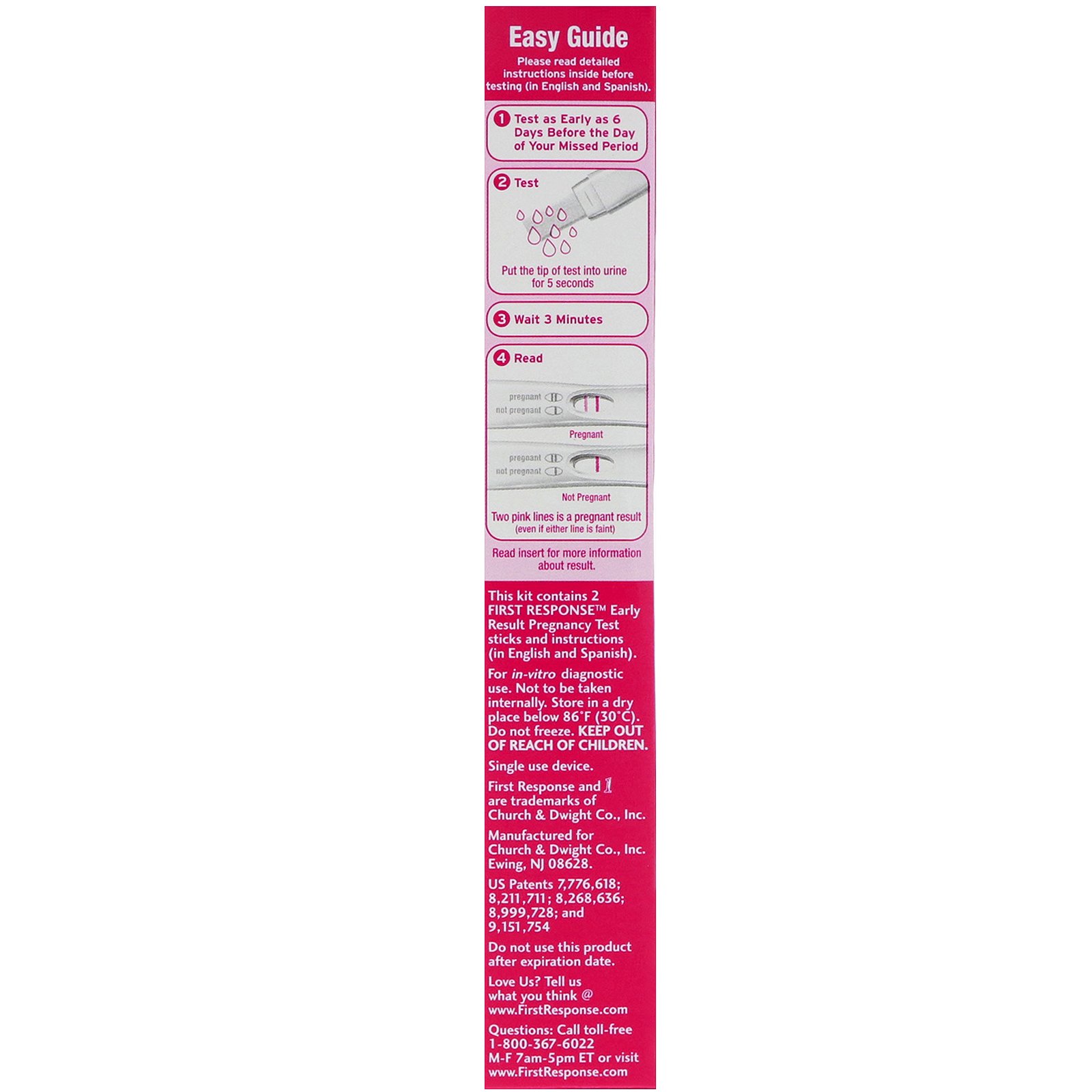 Comprar First Response, Early Result Pregnancy, 2 Tests - Imagem 2