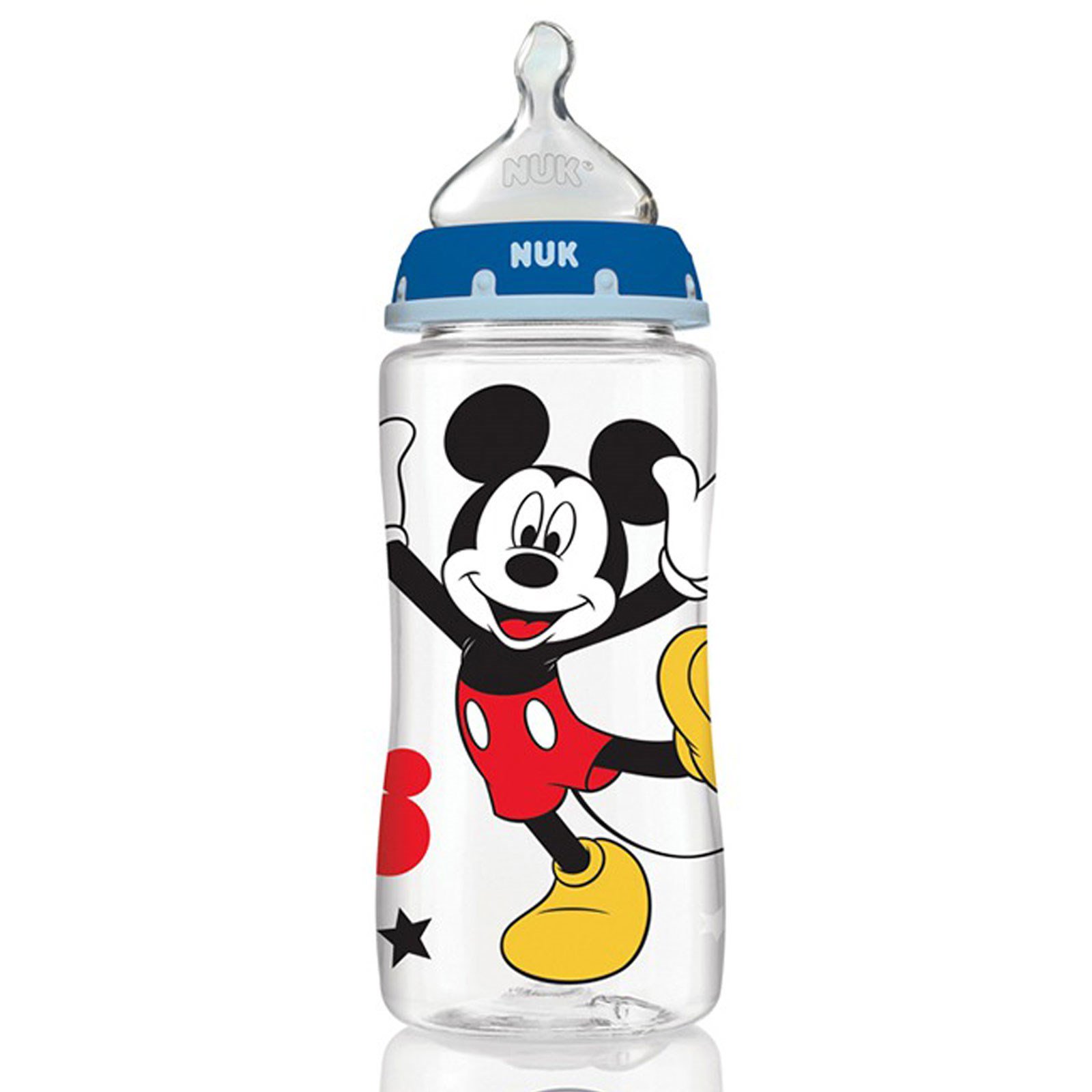 Comprar NUK, Disney Baby, Mickey Mouse Perfect Fit Bottles, Medium, 0+ Months, Grey, 3 Bottles, 10 oz (300 ml) Each