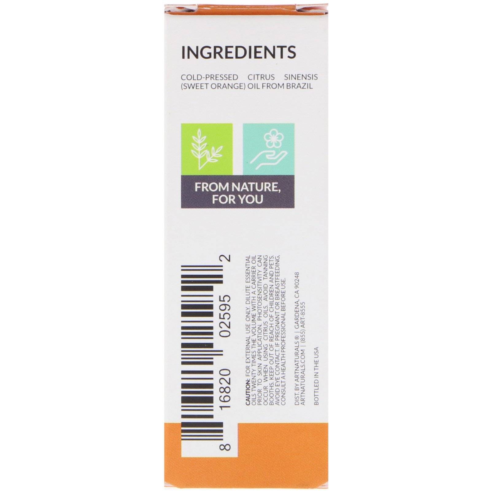 Comprar Artnaturals, Óleo de Laranja-Doce, 15 ml (0,5 fl oz) - Imagem 2