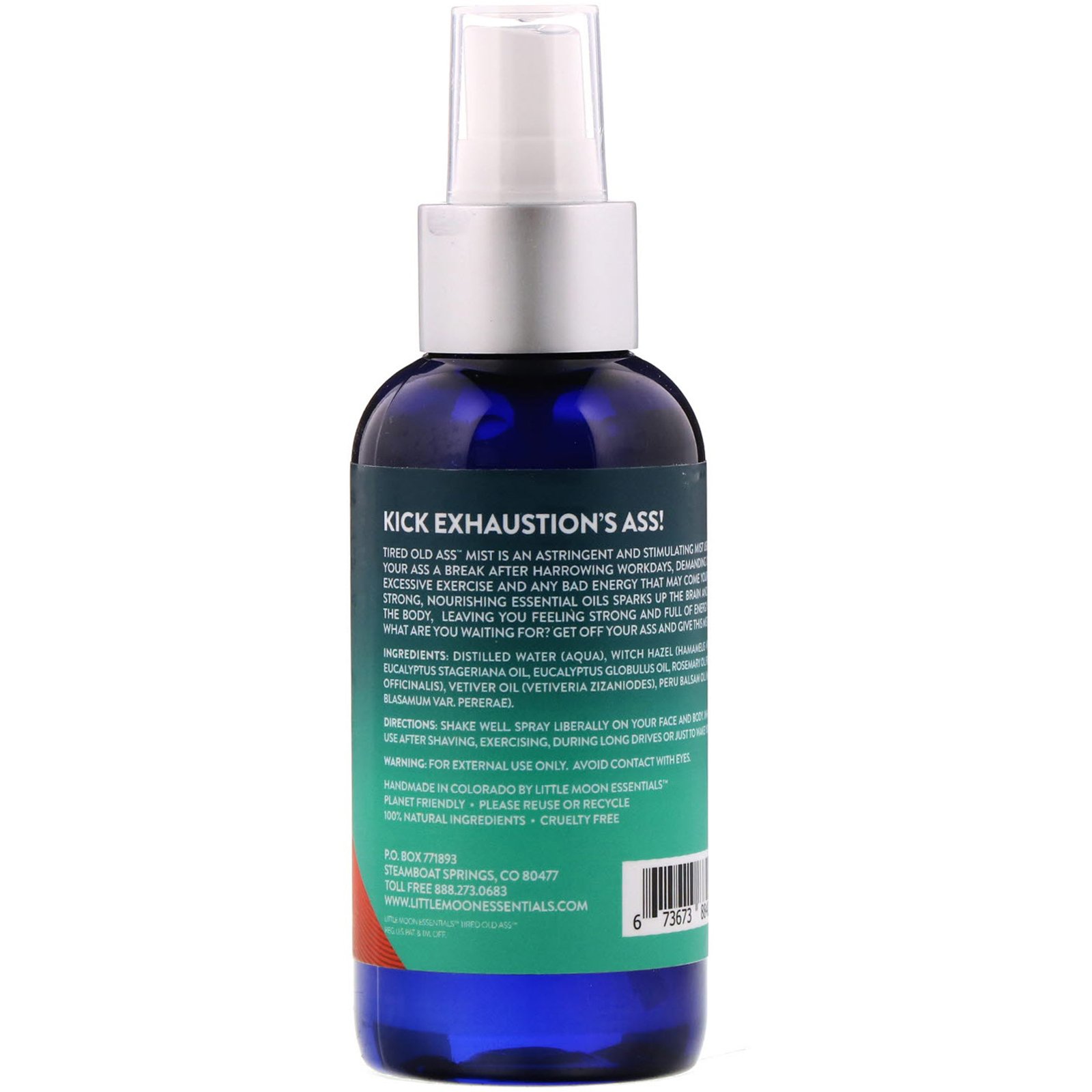 Comprar Little Moon Essentials, Tired Old Ass, Mist, 4 fl oz (118 ml) - Imagem 2