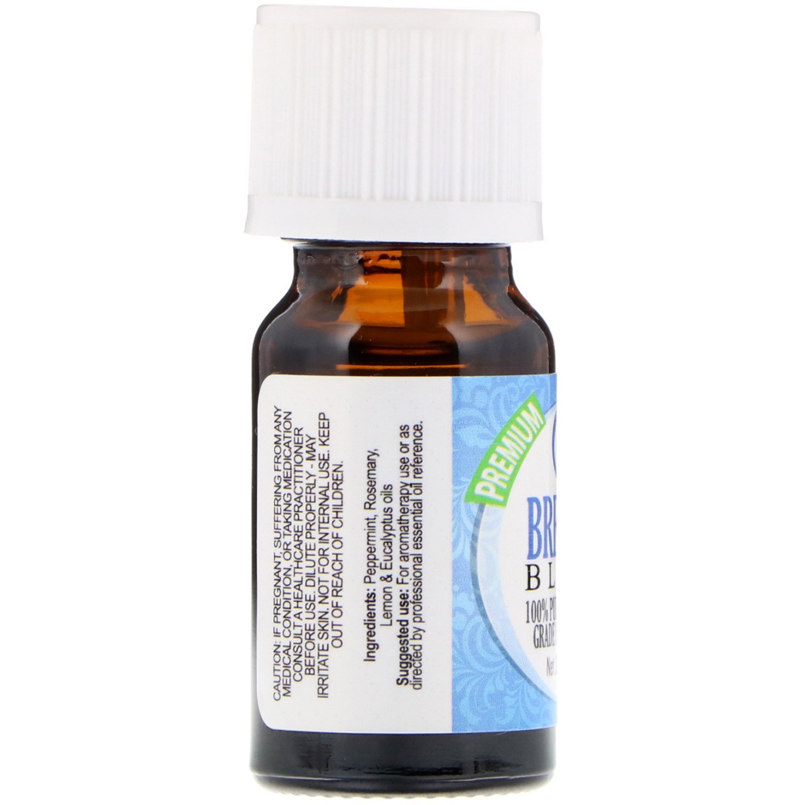 Comprar Healing Solutions, 100% Pure Therapeutic Grade Essential Oil, Breathe Blend, 0.33 fl oz (10ml) - Imagem 2