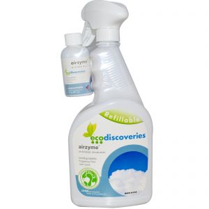 Comprar EcoDiscoveries, Airzyme, Desodorizador de Ambientes e Tecidos, frasco de 2 oz (60 ml) Concentrado com 1 frasco em spray