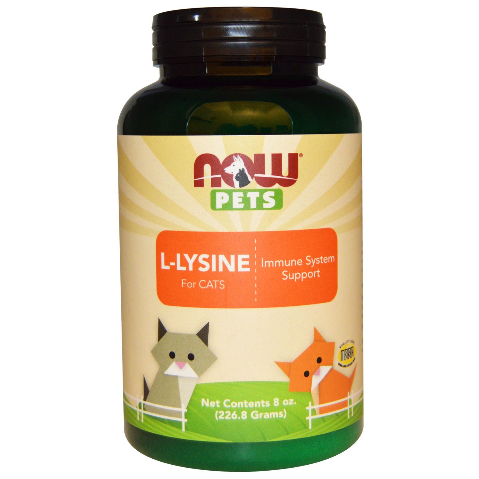 Comprar Now Foods, Now Pets, L-Lisina para Gatos, 226,8 g (8 oz)