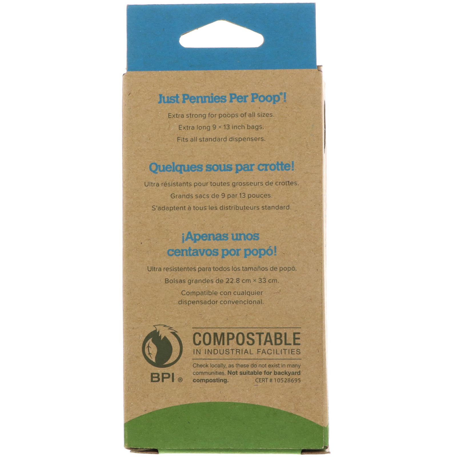 Comprar Earth Rated, Bolsinhas Compostáveis para Cães, Não Perfumado, 60 Bolsas, 4 Rolos de Reposição - Imagem 2