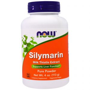 Comprar Now Foods, Silimarina, Pó Puro, 113 g