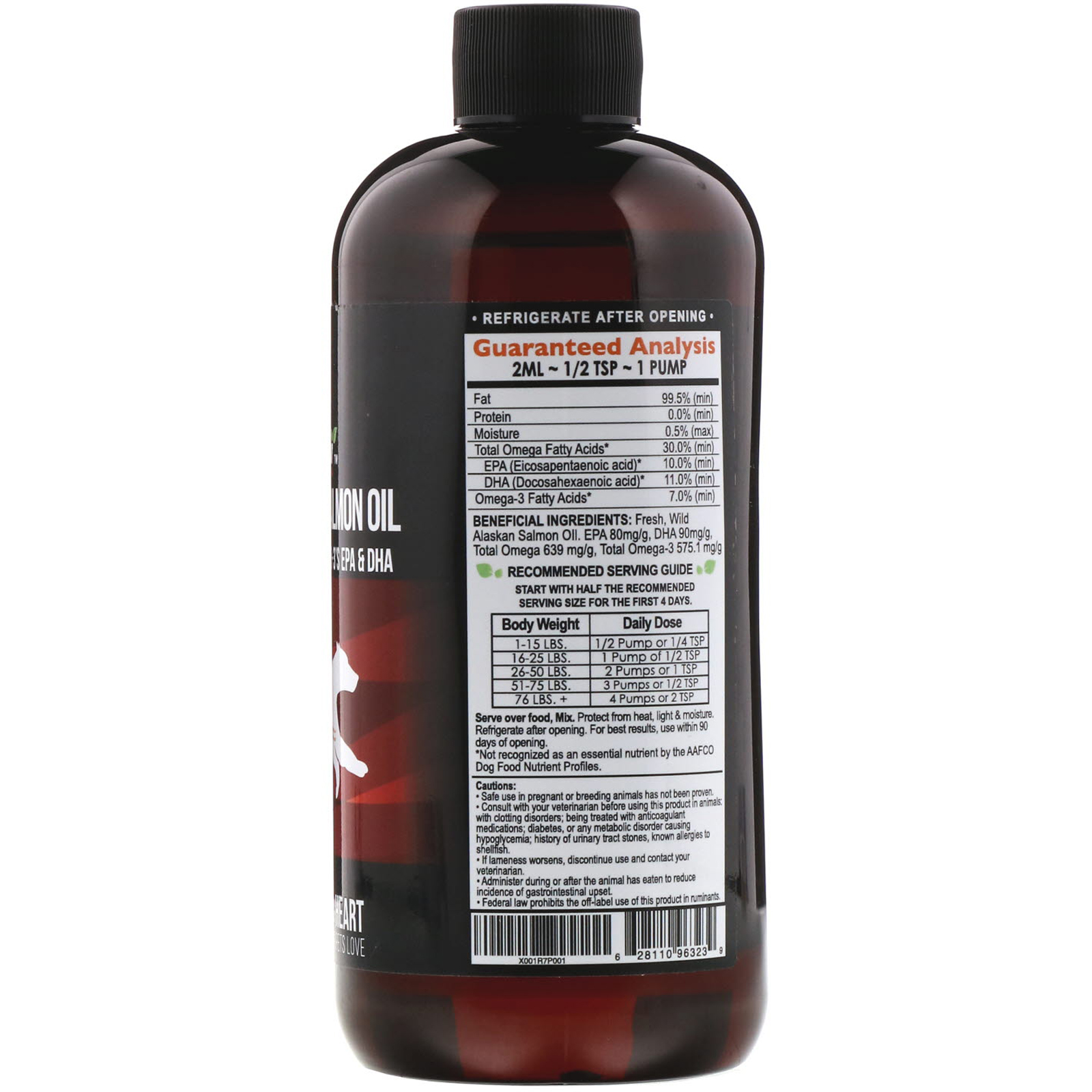 Comprar Best Paw Nutrition, Pure Alaskan Salmon Oil, 16 fl oz (472 ml) - Imagem 2