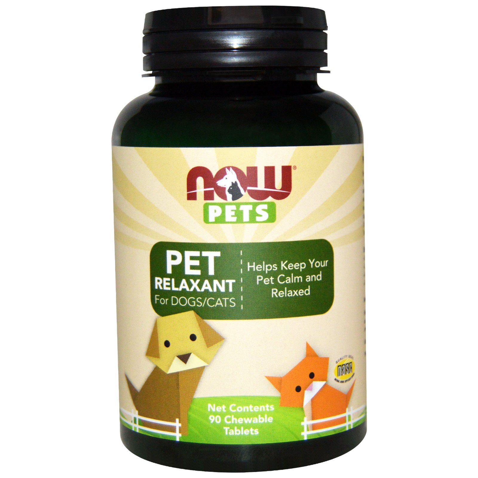 Comprar Now Foods, Animais Modernos, Relaxante Para Animais, Para Cães/Gatos, 90 Comprimidos Mastigáveis