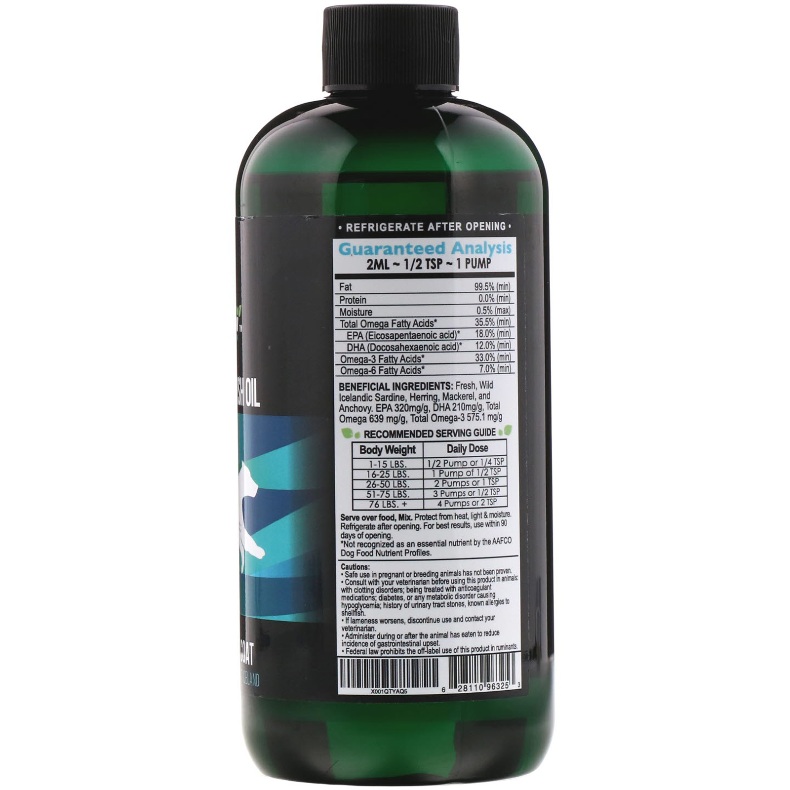 Comprar Best Paw Nutrition, Pure Omega Fish Oil, Dog & Cat, 16 fl oz (472 ml) - Imagem 2