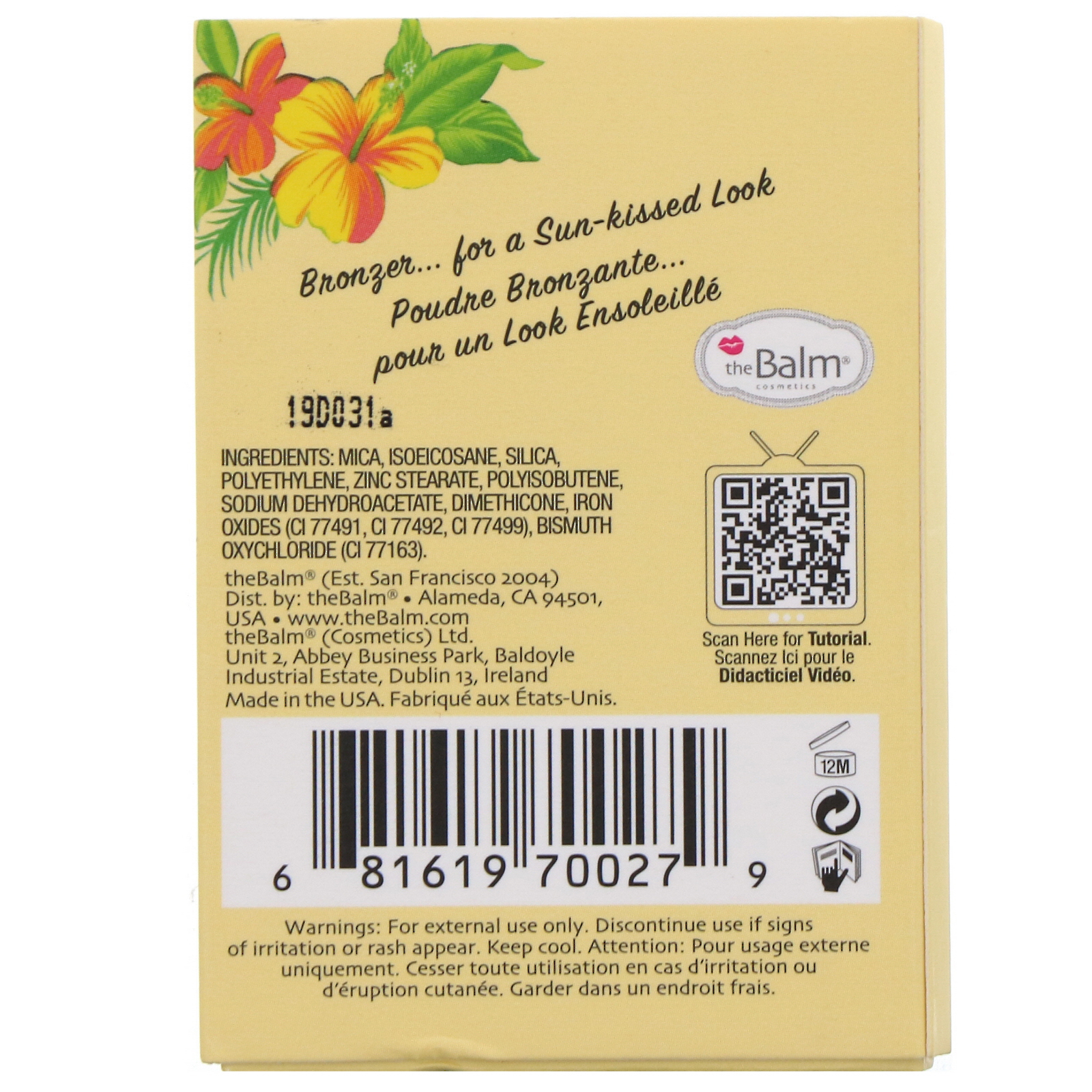 Comprar theBalm Cosmetics, Bahama Mama, Bronzeador, Sombra e pó de contorno, 7,08 g - Imagem 3