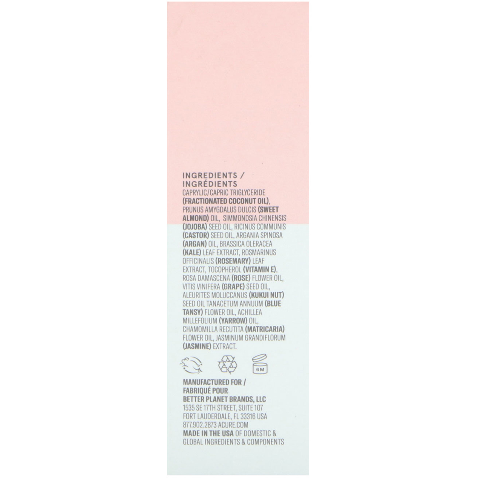 Comprar Acure, Seriously Soothing, Óleo Noturno de Tanaceto Azul, 30 ml (1 fl oz) - Imagem 3