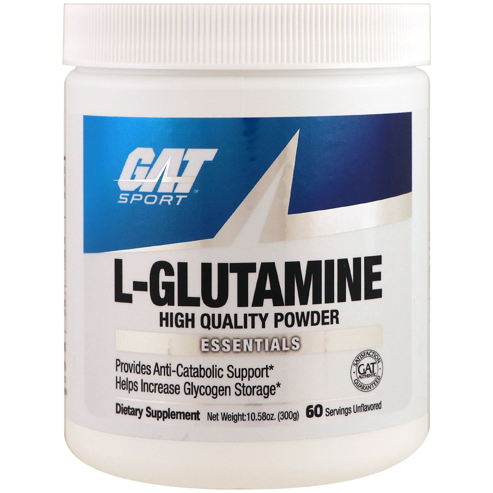 Comprar GAT, L-Glutamina, Sem Sabor, 10,58 oz (300 g)