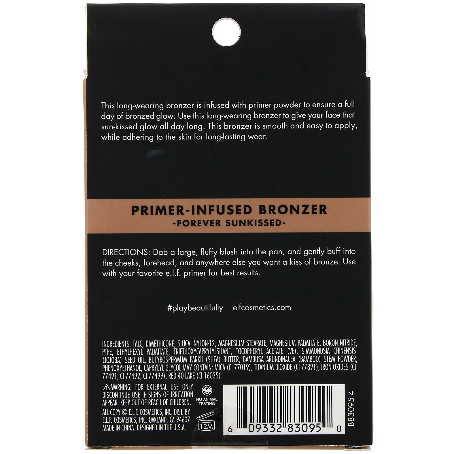 Comprar E.L.F., Bronzer com Infusão de Primer, Forever Sunkissed, 10 g (0,35 oz) - Imagem 3