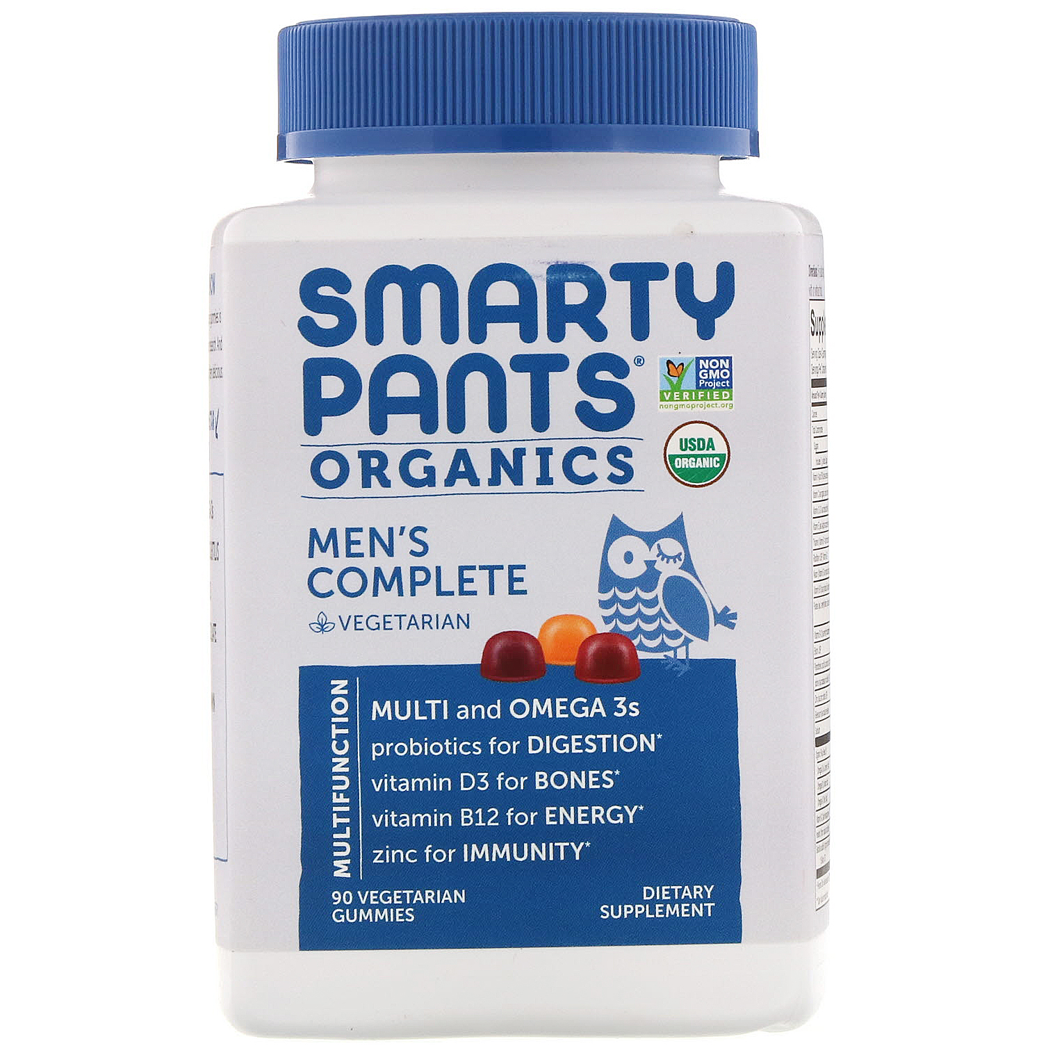 Comprar SmartyPants, Orgânico, Men's Complete, 90 Gomas Mastigáveis Vegetarianas