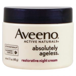 Comprar Aveeno, Absolutamente sem envelhecimento, Creme restaurador noturno, 1,7 oz (48 g)