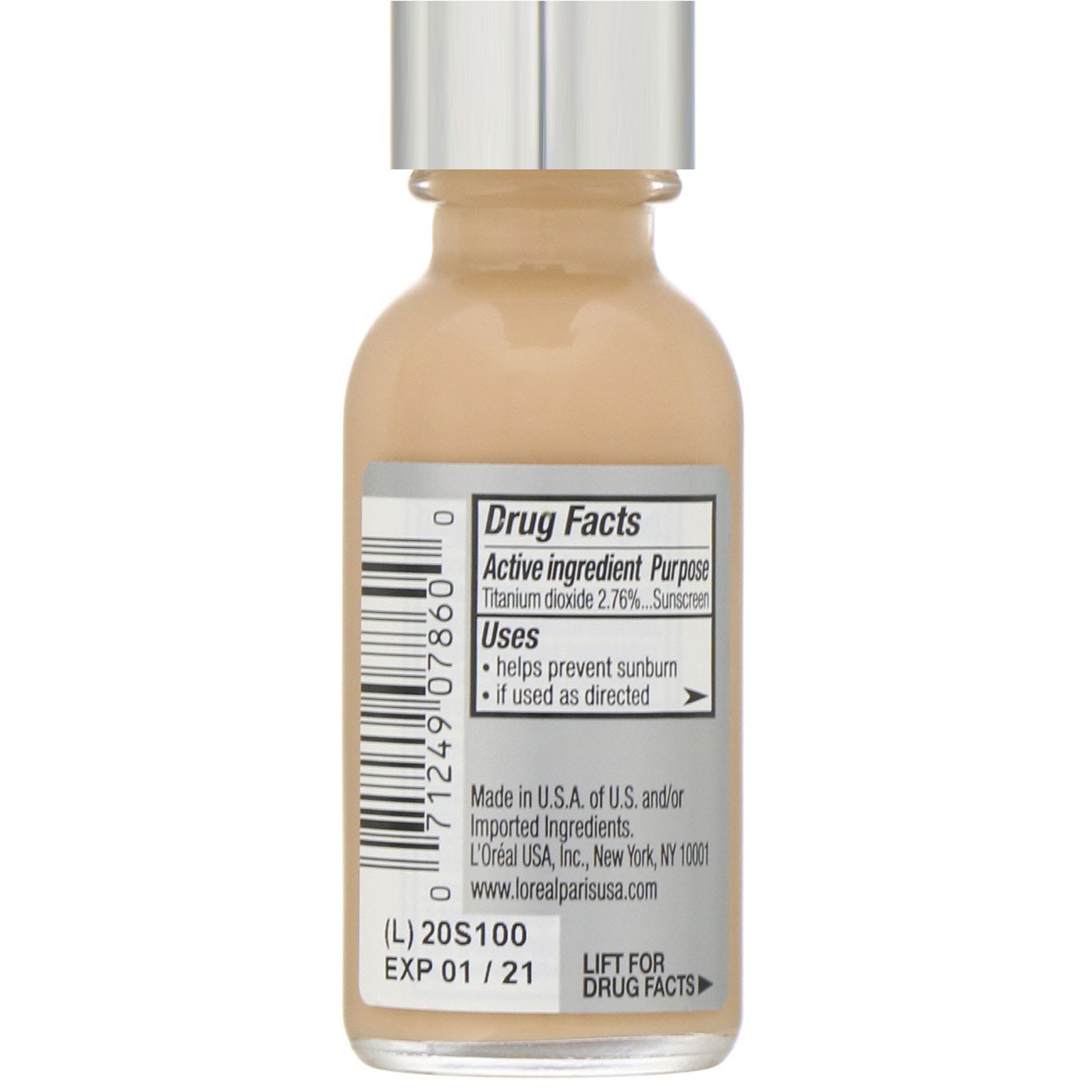 Comprar L'Oreal, True Match Super-Blendable Makeup, W3 Nude Beige, 1 fl oz (30 ml) - Imagem 2