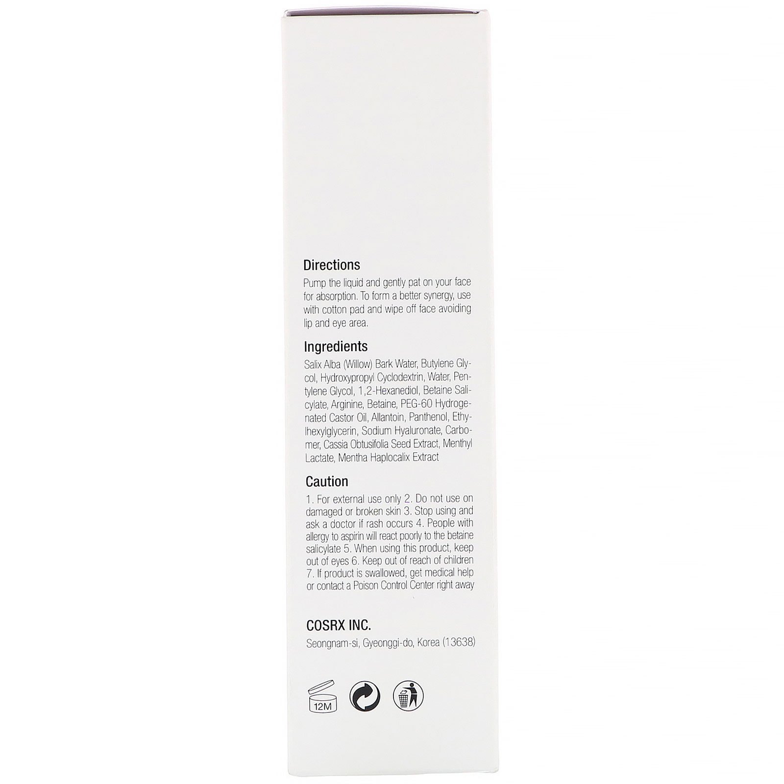 Comprar Cosrx, Loção Líquida Dois-em-Um para os Poros, 100 ml (3,38 fl oz) - Imagem 3