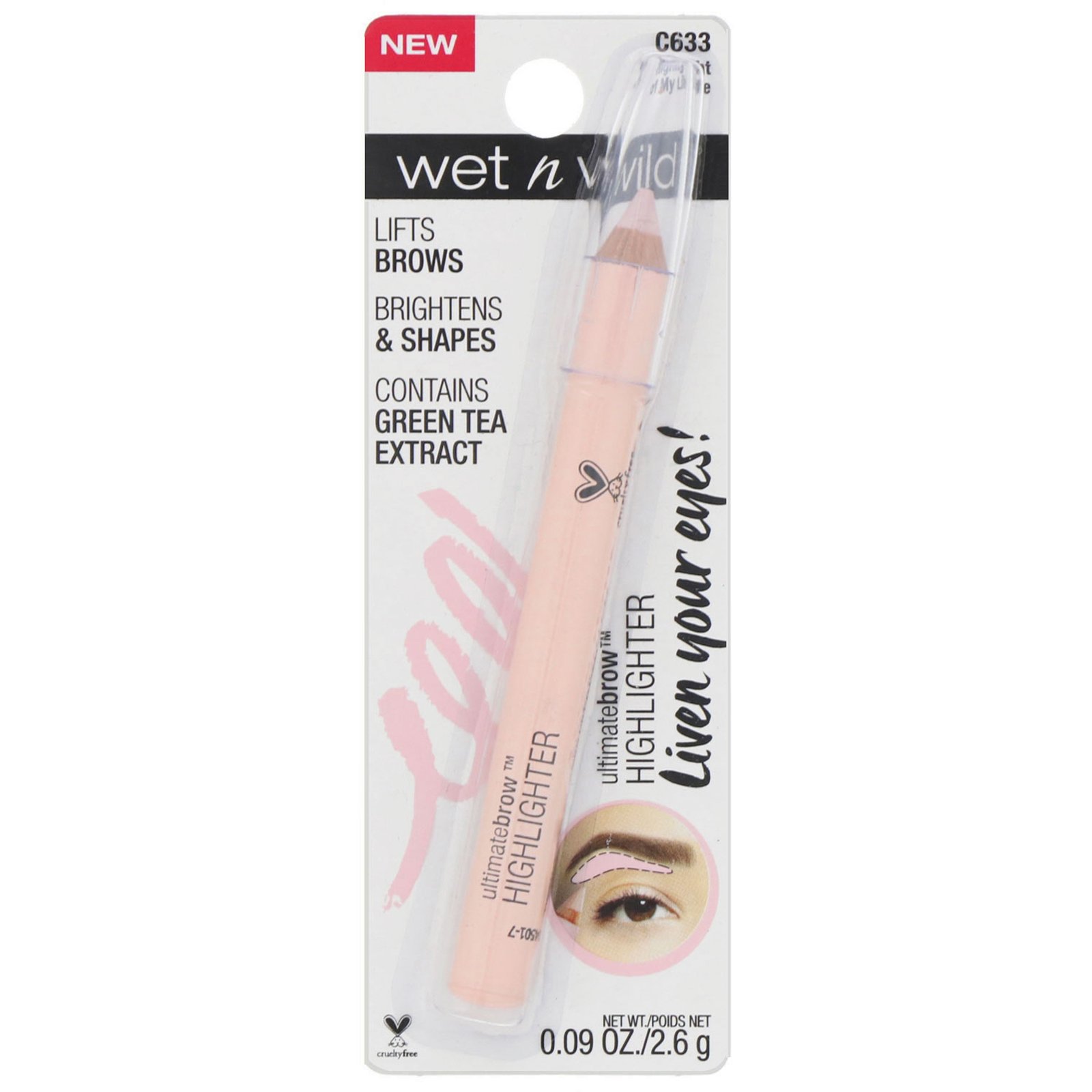 Comprar Wet n Wild, Iluminador de sobrancelha Ultimate Brow Highlighter, Highlight of My Life, 0,09 oz (2,6 g) - Imagem 2