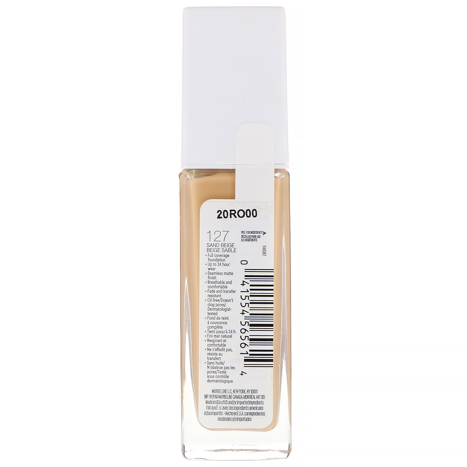 Comprar Maybelline, Super Stay, Full Coverage Foundation, 127 Sandy Beige, 1 fl oz (30 ml) - Imagem 2