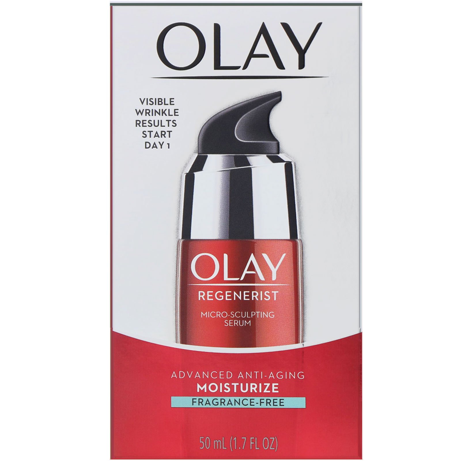 Comprar Olay, Regenerist, Sérum Micro-Sculpting, Sem Perfume, 50 ml (1,7 fl oz) - Imagem 2