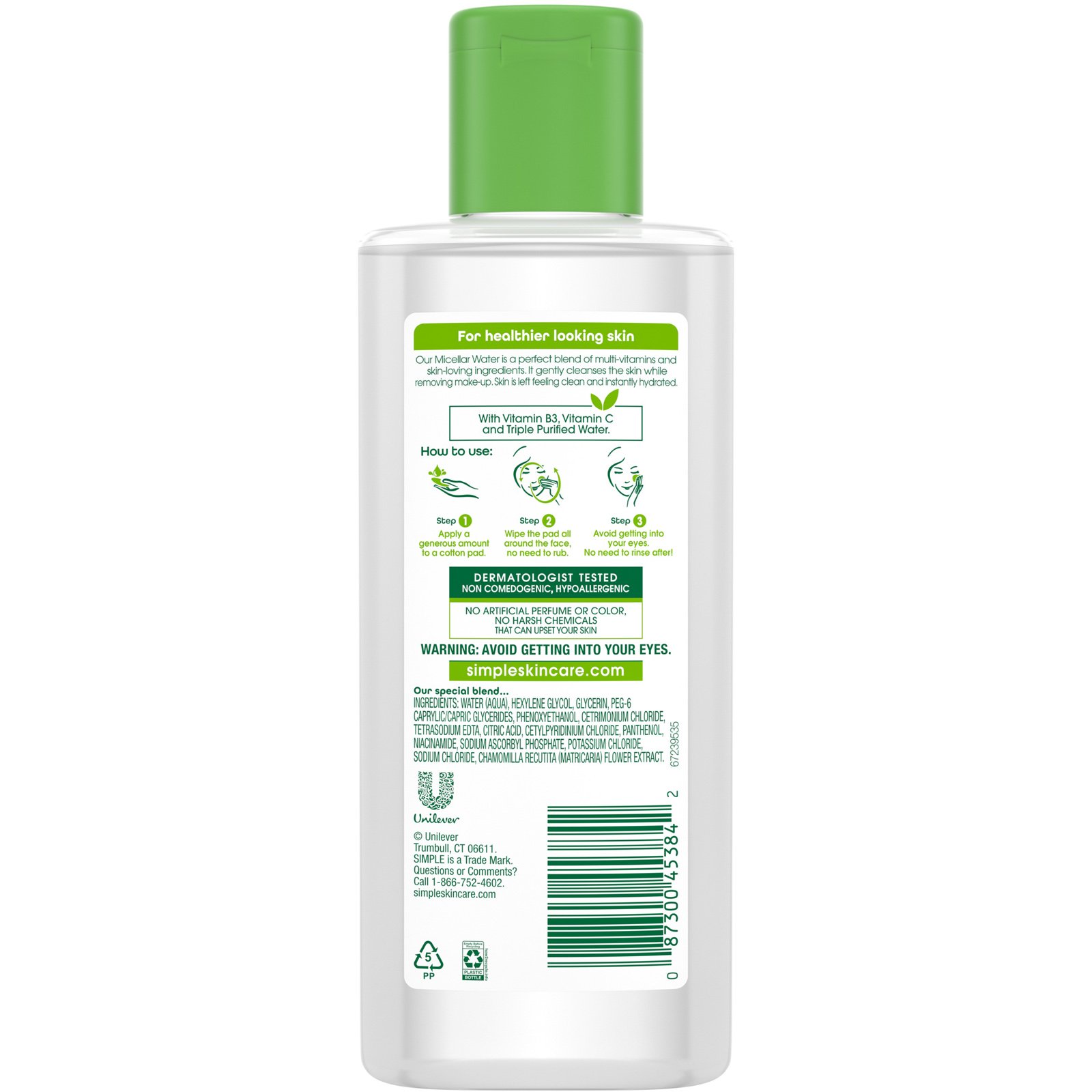 Comprar Simple Skincare, Água de Limpeza Micelar, 198 ml (6,7 fl oz) - Imagem 2