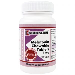 Comprar Kirkman Labs, Comprimidos Mastigáveis De Melatonina, 1mg, 180 unidades