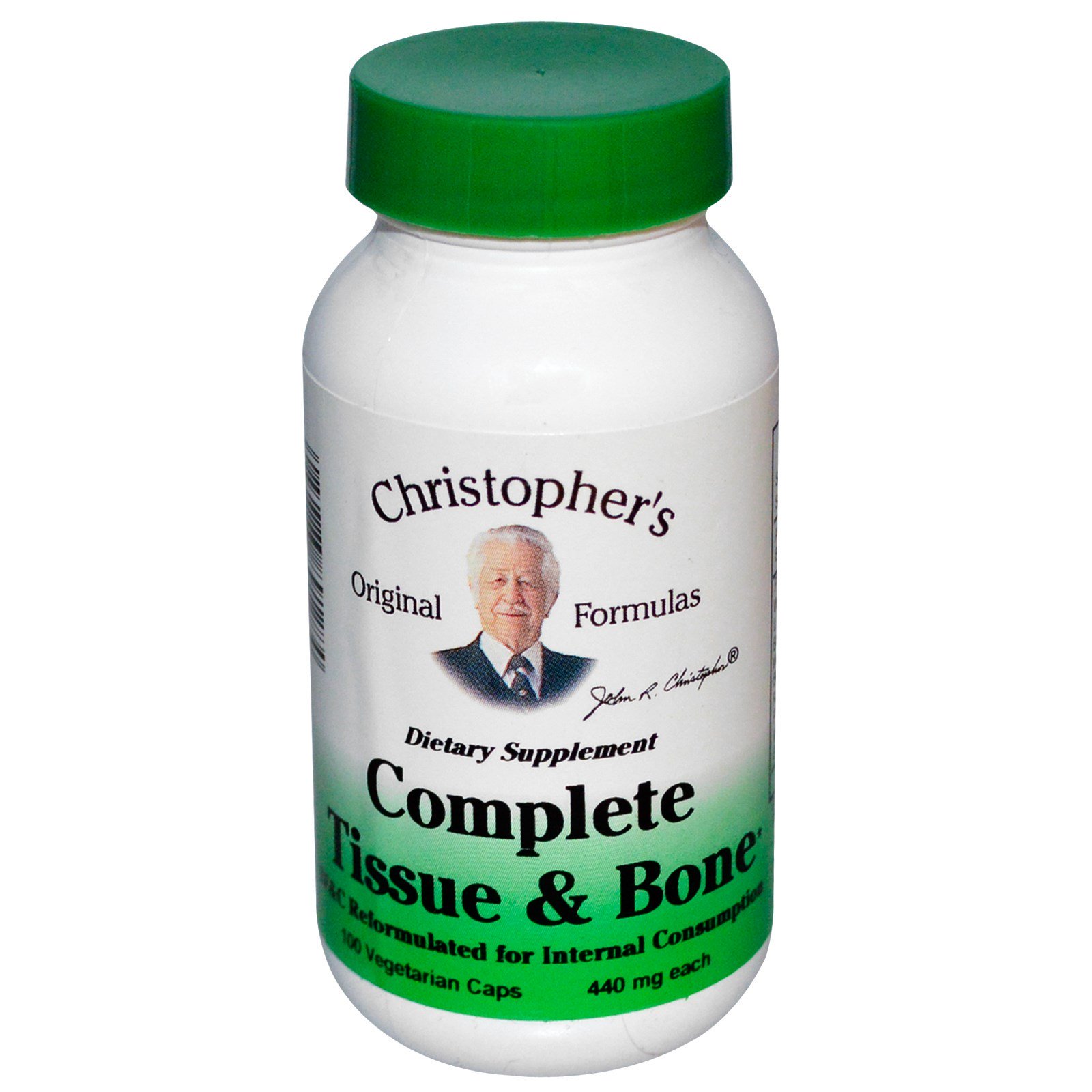 Comprar Christopher's Original Formulas, Complete Tissue & Bone, 440 mg, 100 Vegetarian Caps