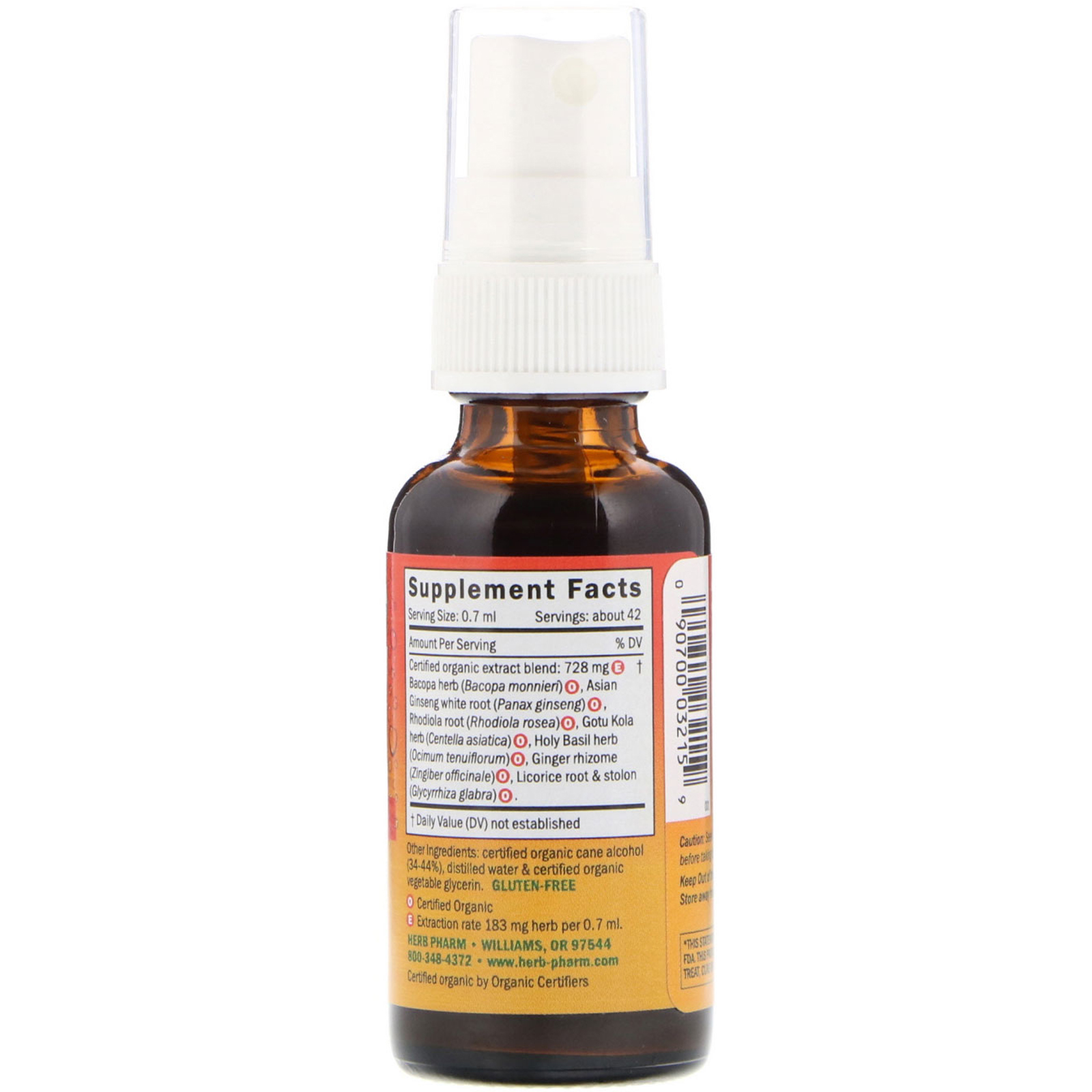 Comprar Herb Pharm, Herbs on the Go, Foco Diário, 1 fl oz (30 ml) - Imagem 2
