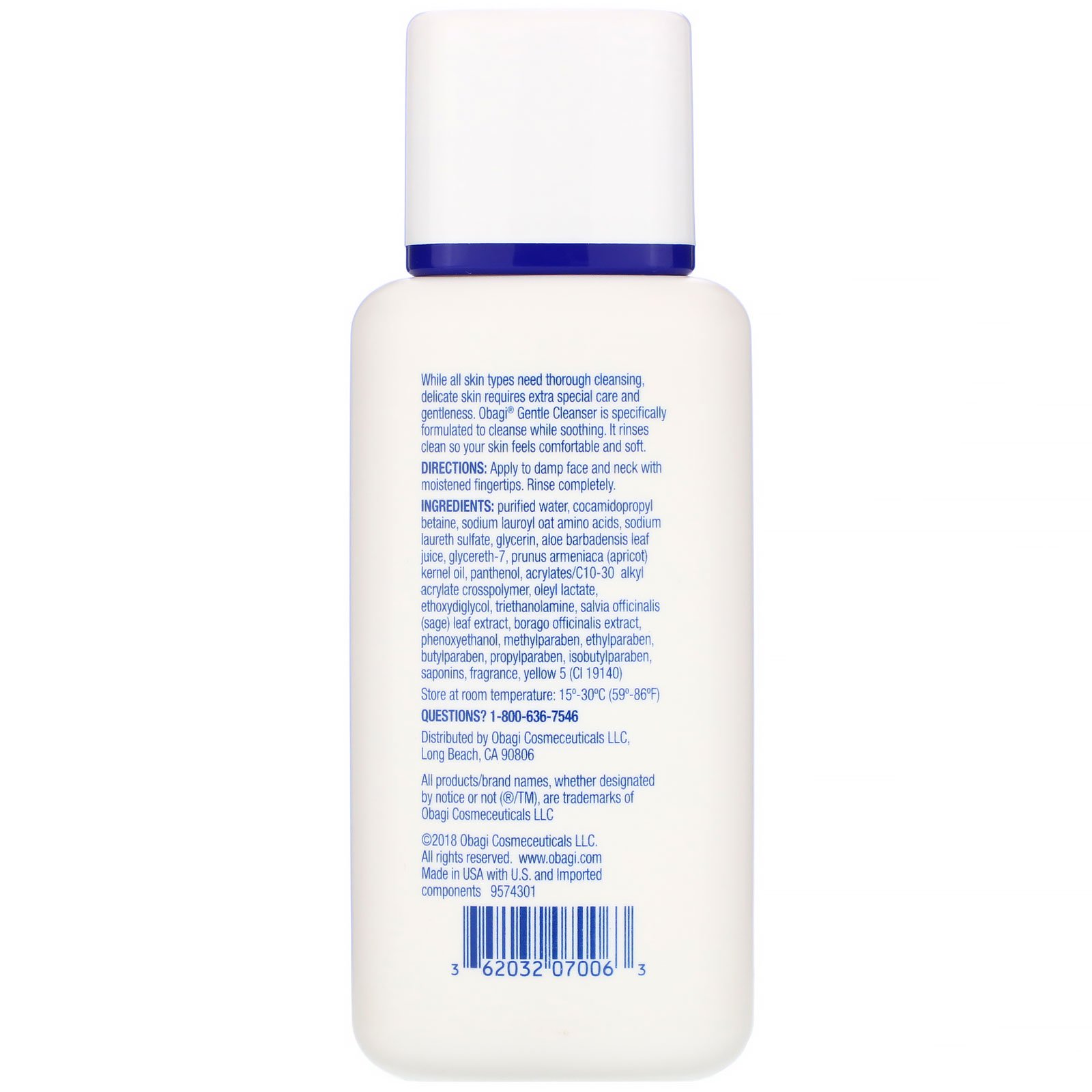 Comprar Obagi, Nu-Derm, Gentle Cleanser, 6.7 fl oz (198 ml) - Imagem 2