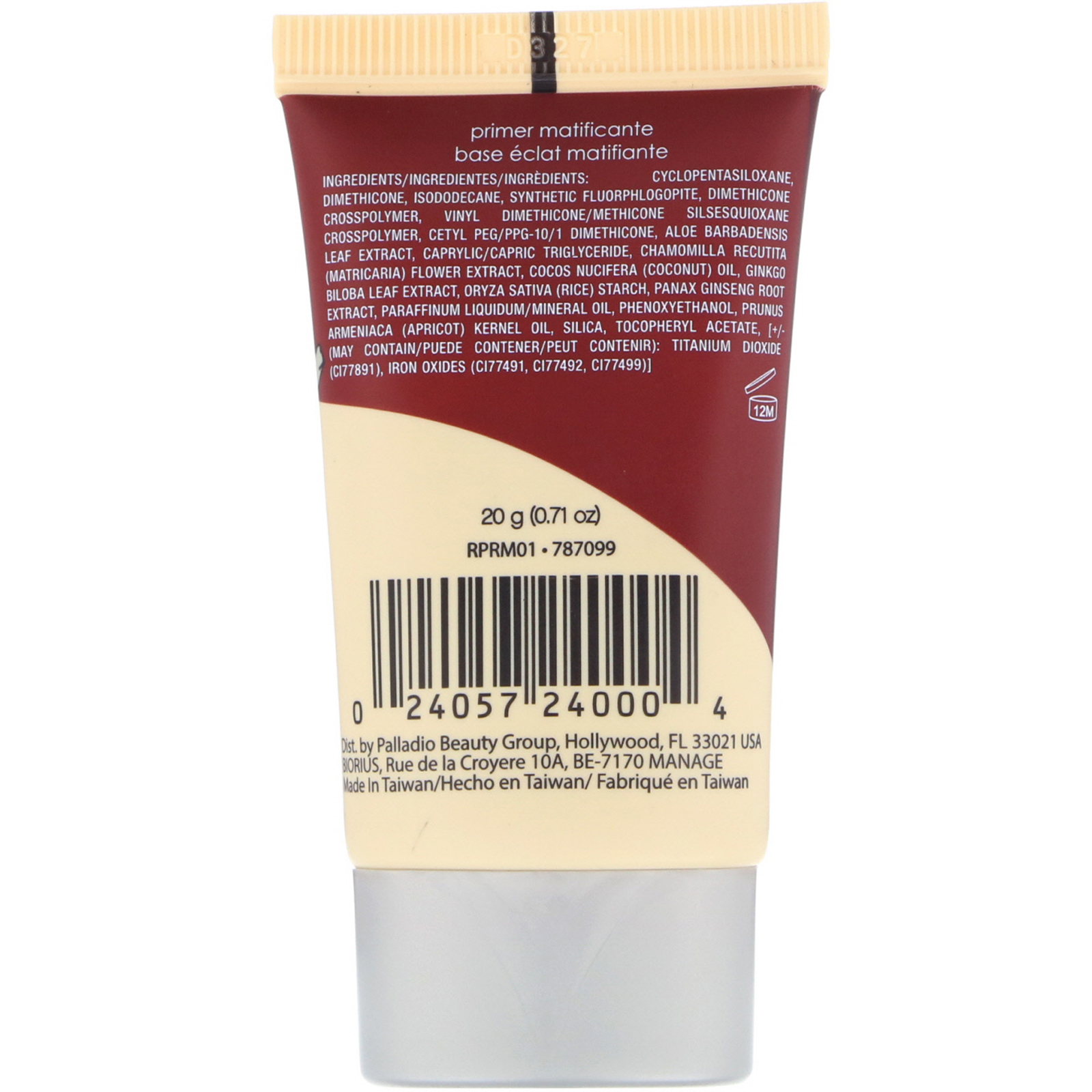 Comprar Palladio, Rice Primer, Matificante e Aperfeiçoante, 0,71 oz (20 g) - Imagem 2