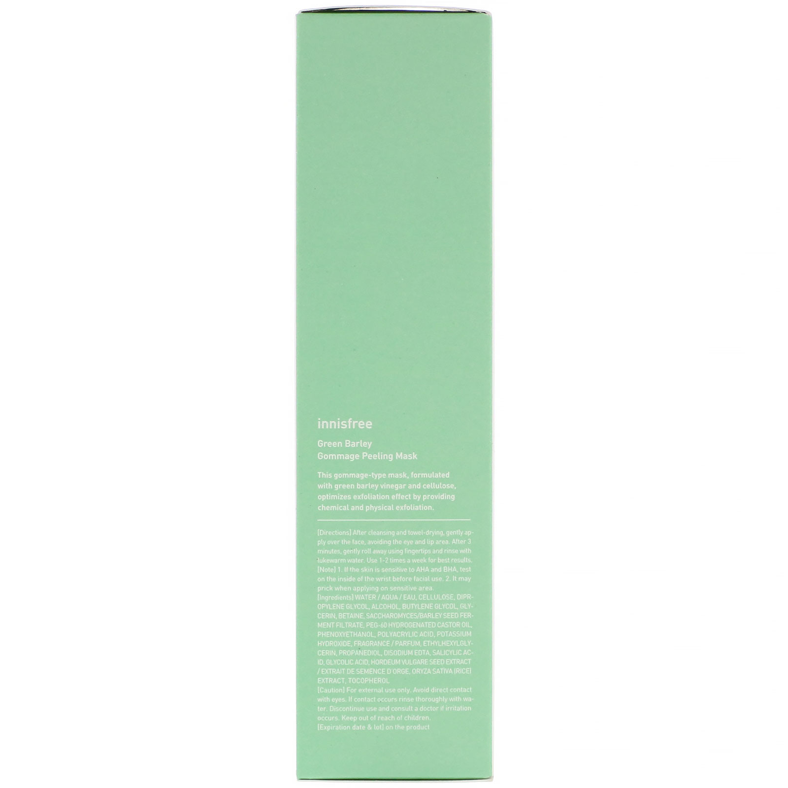 Comprar Innisfree, Green Barley, Gommage Peeling Mask, 4.05 fl oz (120 ml) - Imagem 3