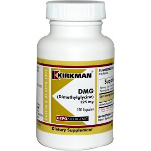 Comprar Kirkman Labs, DMG (Dimetilglicina), 125 mg, 100 Cápsulas