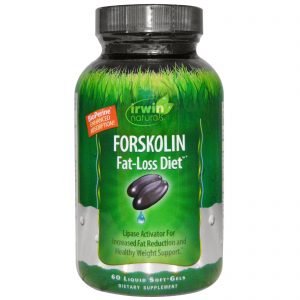 Comprar Irwin Naturals, Forskolin, Fat-Loss Diet, 60 Cápsulas em Gel Líquidas