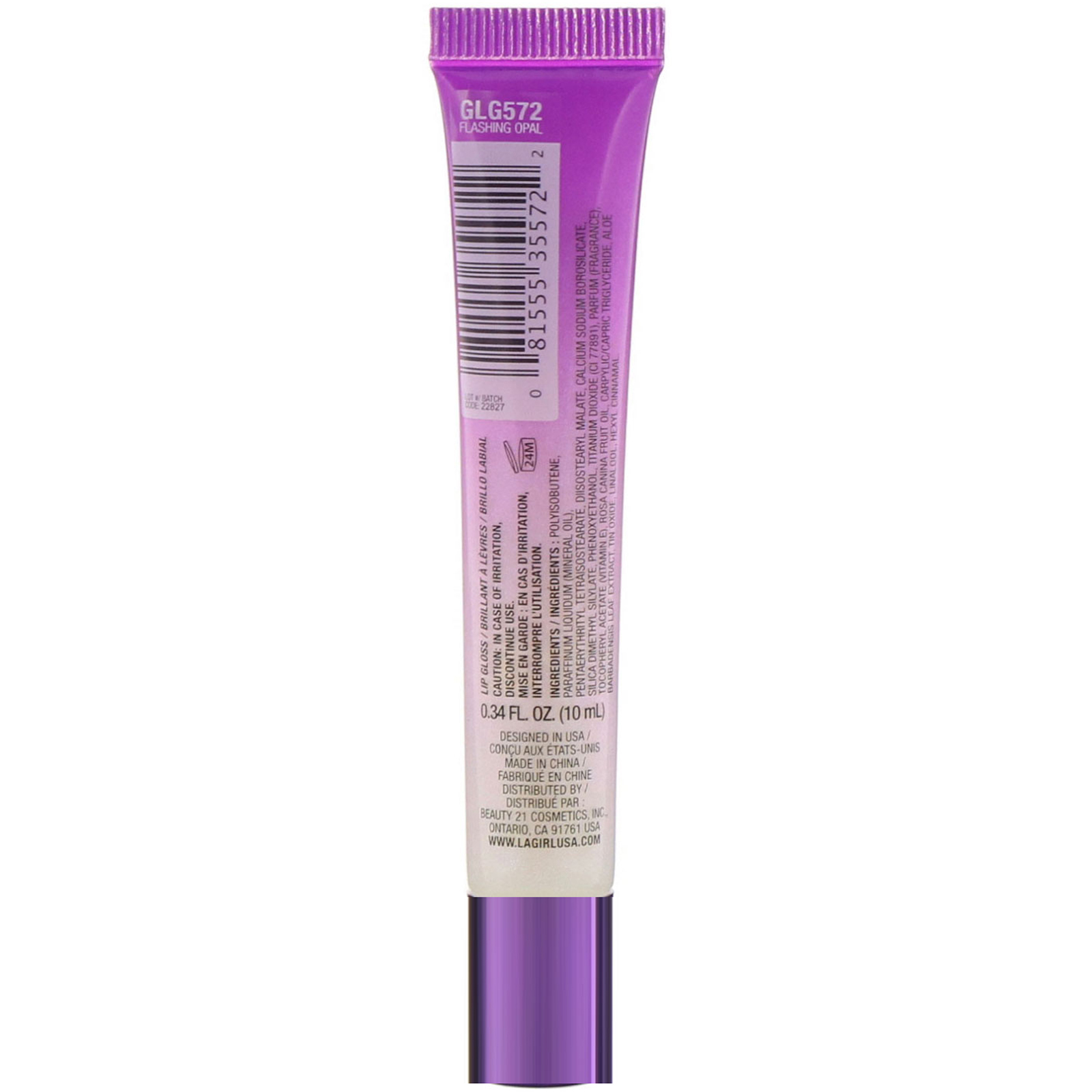 Comprar L.A. Girl, Gloss Topper, opala intermitente, 10 ml - Imagem 2