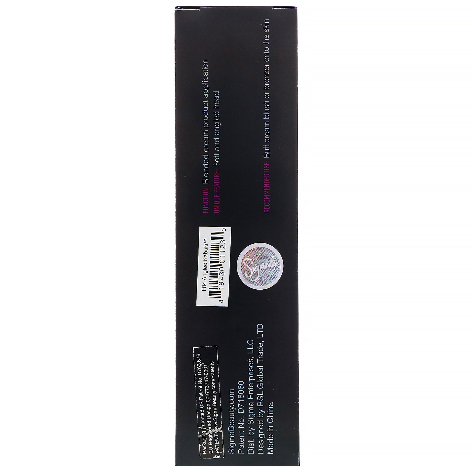 Comprar Sigma, F84, Pincel Kabuki chanfrado, 1 unidade - Imagem 3