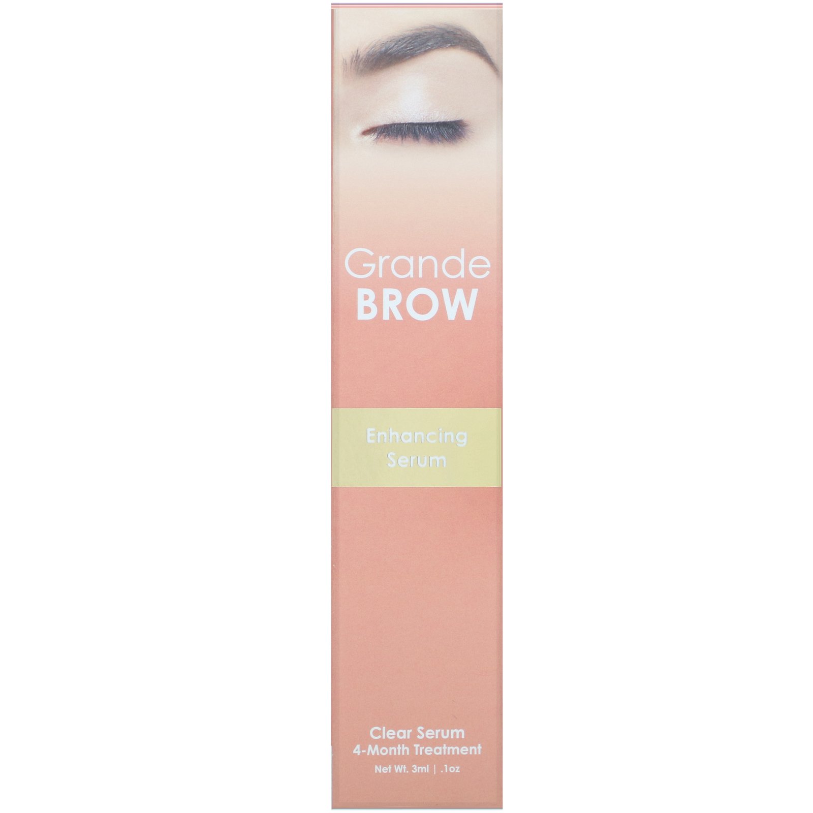 Comprar Grande Cosmetics, GrandeBrow, Enhancing Serum, Clear, .1 oz (3 ml) - Imagem 2