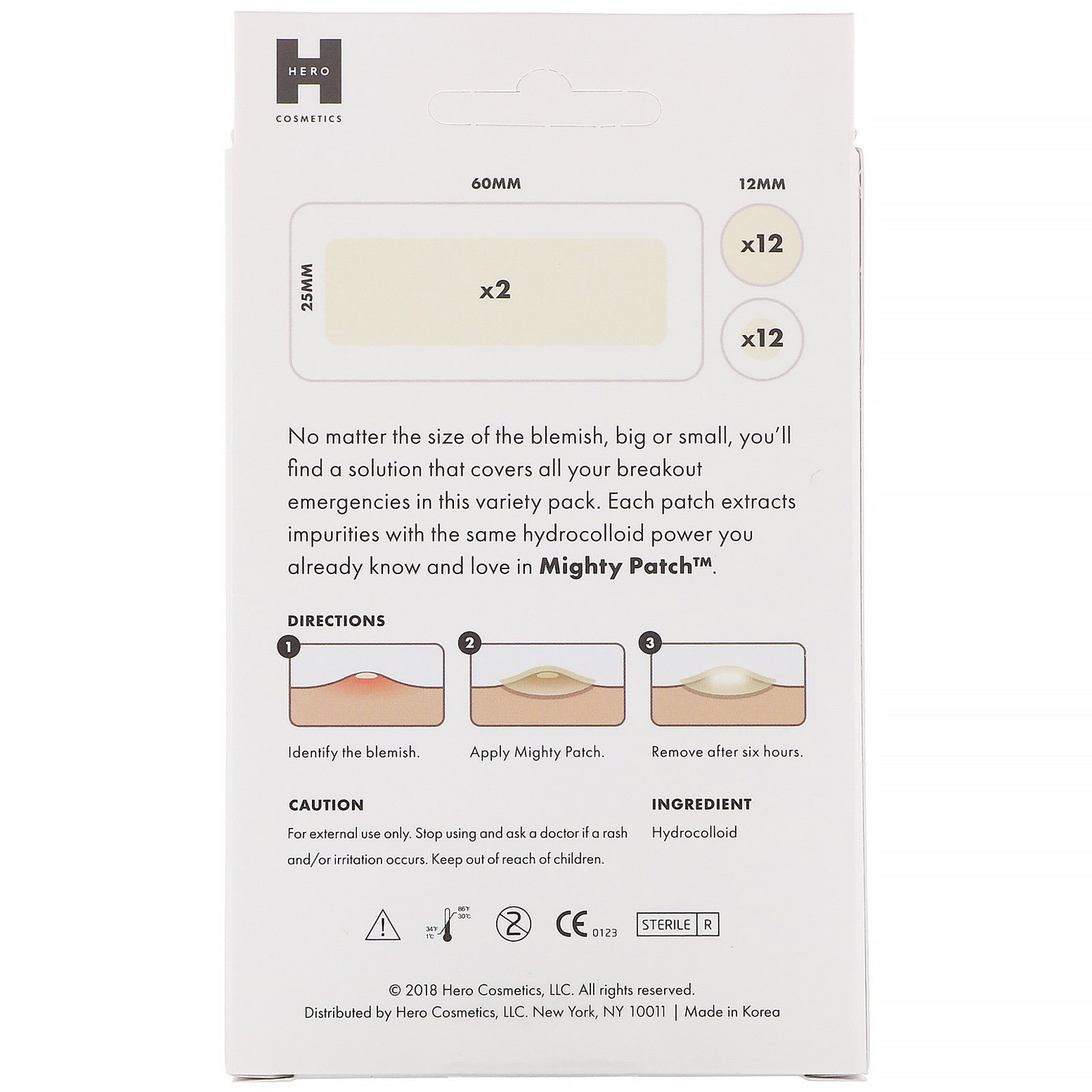 Comprar Hero Cosmetics, Mighty Patch, Embalagem Sortida, 26 Adesivos - Imagem 2