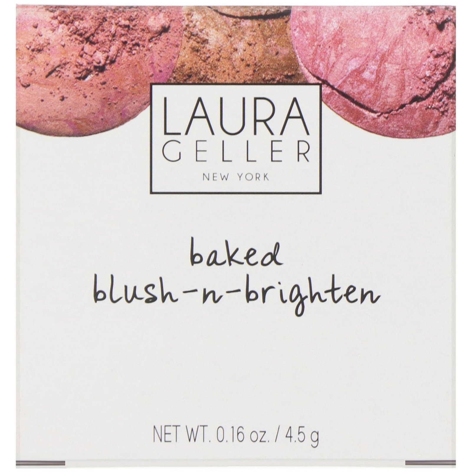 Comprar Laura Geller, Baked Blush-N-Brighten, manteiga rosa, 0,16 oz (4,5 g) - Imagem 2