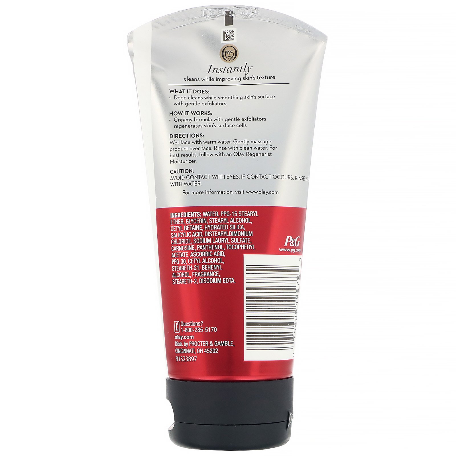 Comprar Olay, Regenerist, Anti-idade Avançado, Creme de Limpeza Regenerador, 150 ml (5 fl oz) - Imagem 2