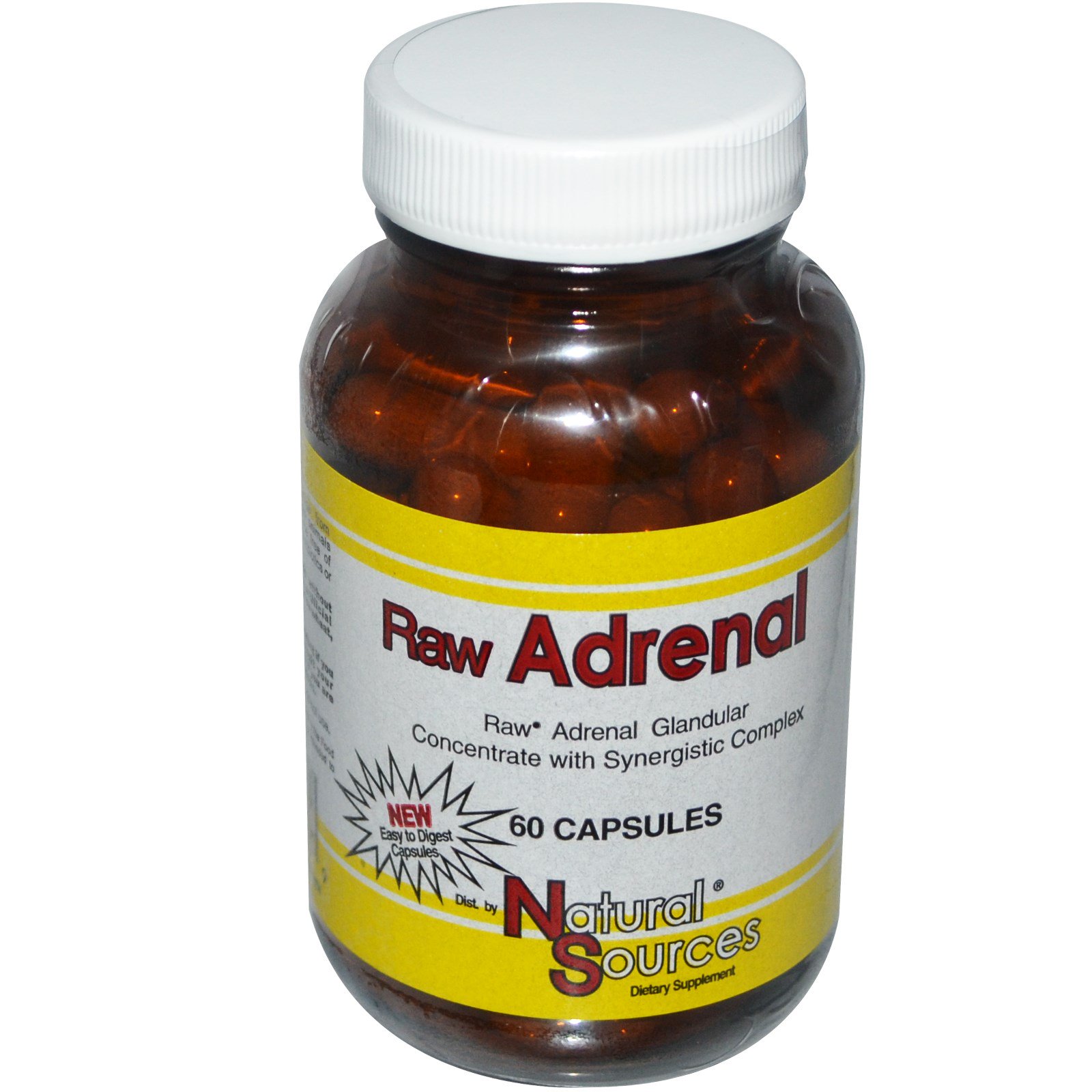 Comprar Natural Sources, Ad-renal crú, 60 cápsulas