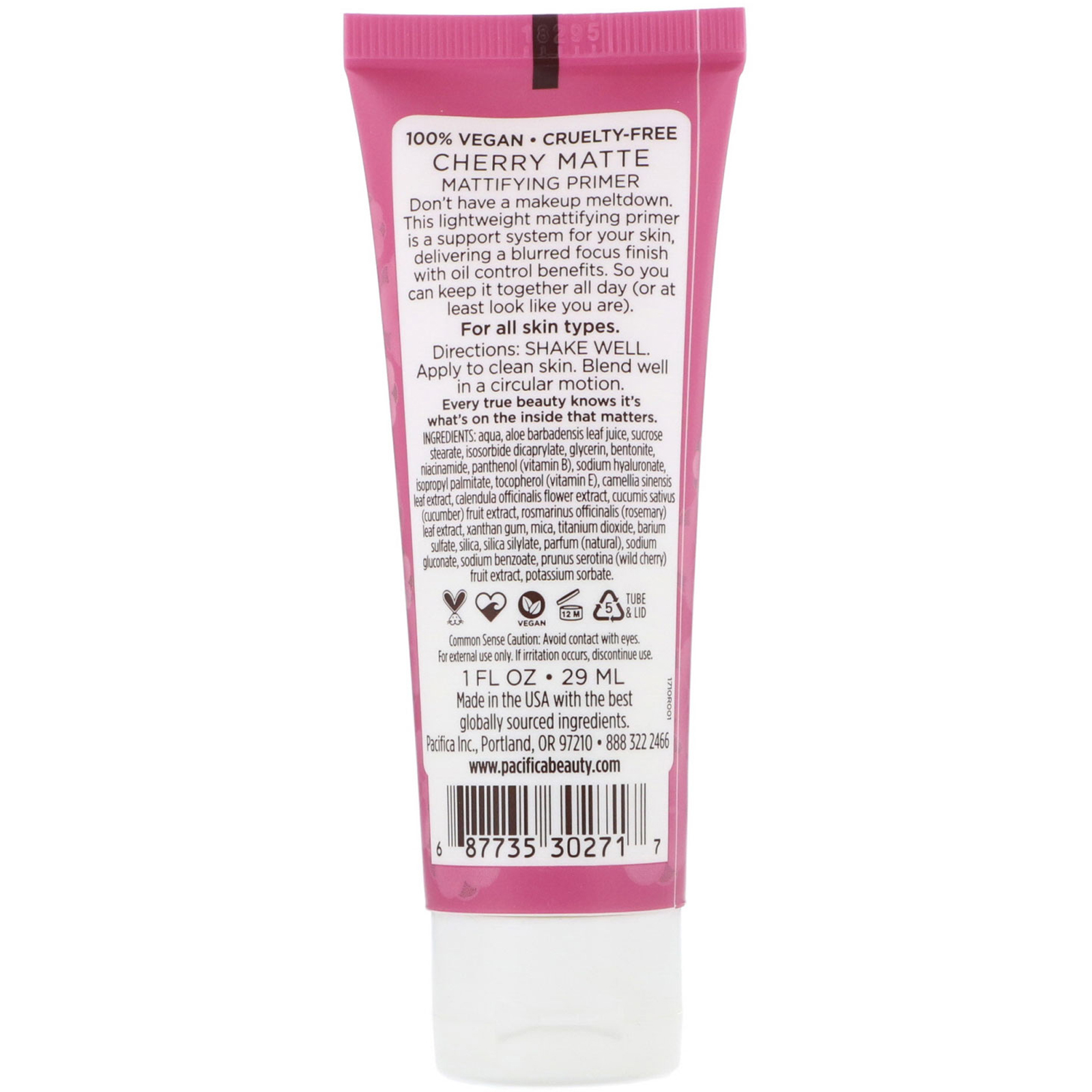 Comprar Pacifica, Cherry Matte, Primer Matificante, 1 fl oz (29 ml) - Imagem 2