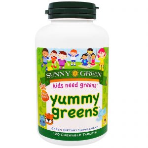 Comprar Sunny Green, Delícia Verde, Ponche de Frutas, 120 comprimidos mastigáveis