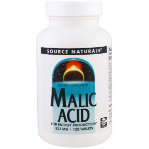 Comprar Source Naturals, Ácido malico, 833 mg, 120 comprimidos