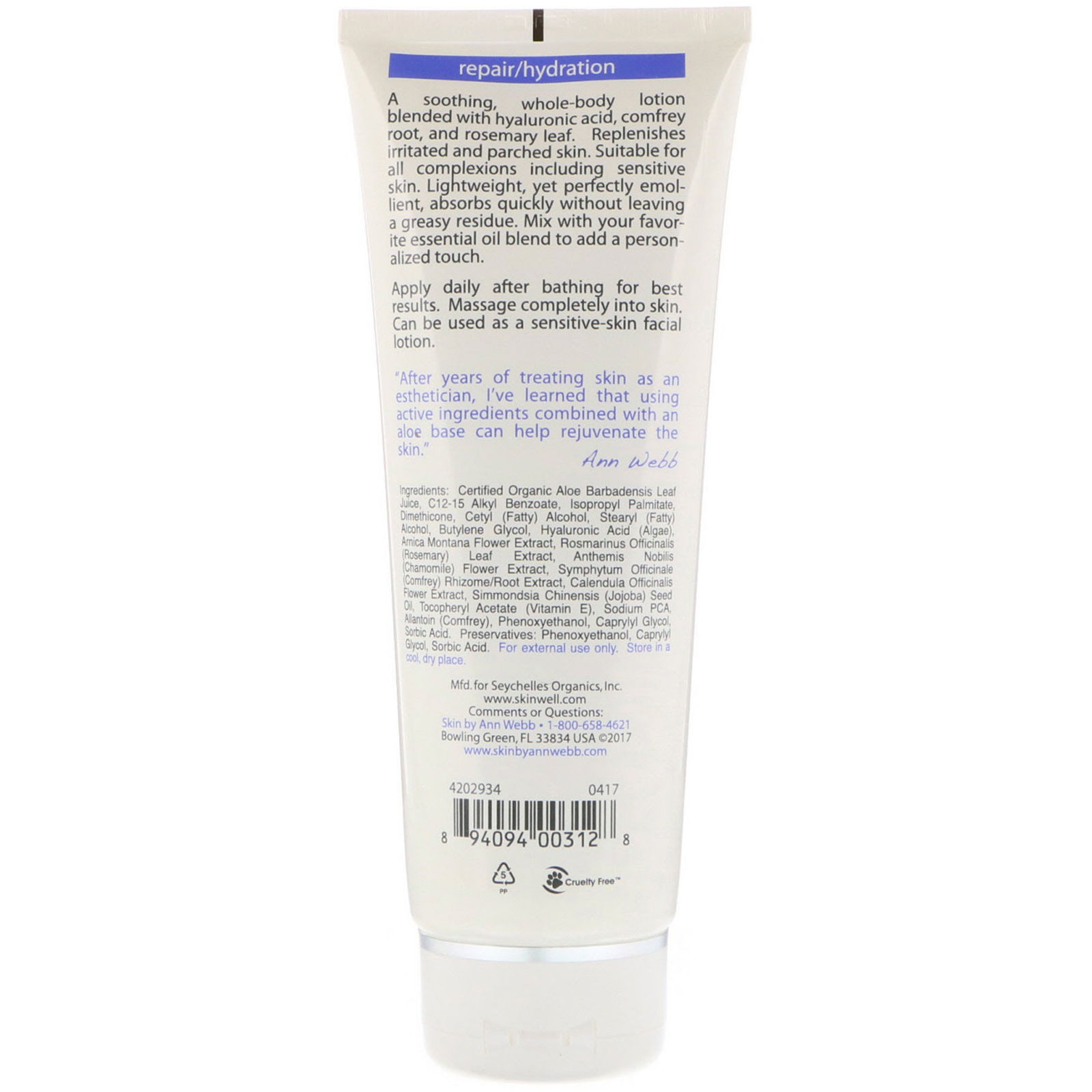 Comprar Skin By Ann Webb, Loção para o Rosto e Corpo, 8 fl oz (236 ml) - Imagem 2
