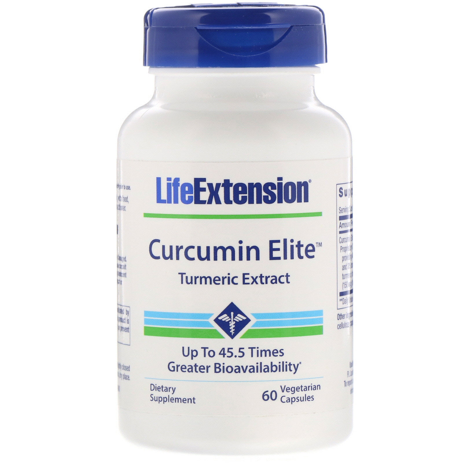 Comprar Life Extension, Curcumin Elite, Turmeric Extract, 60 Vegetarian Capsules