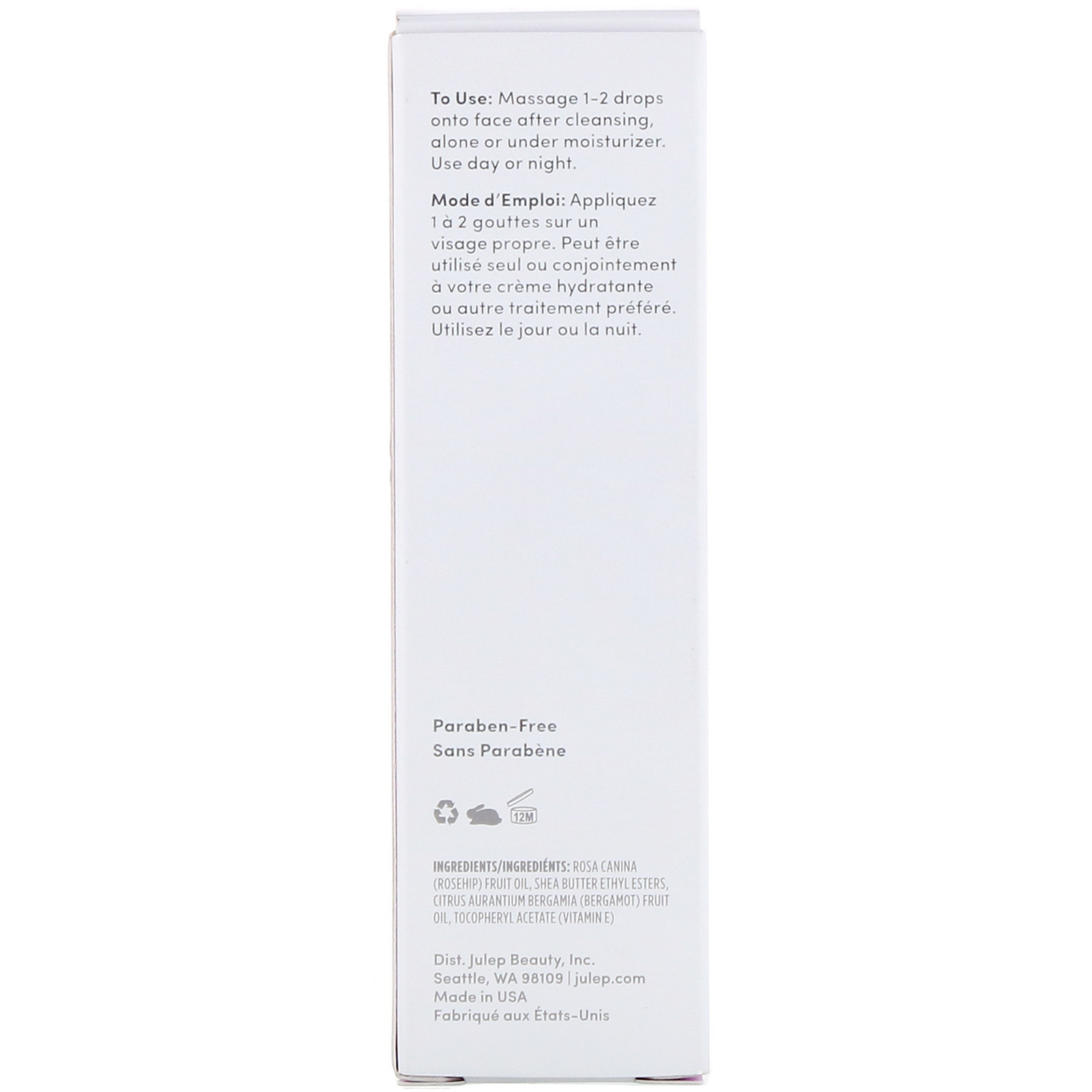 Comprar Julep, Boost Your Radiance, óleo facial reparador de rosa mosqueta, 25 ml - Imagem 3