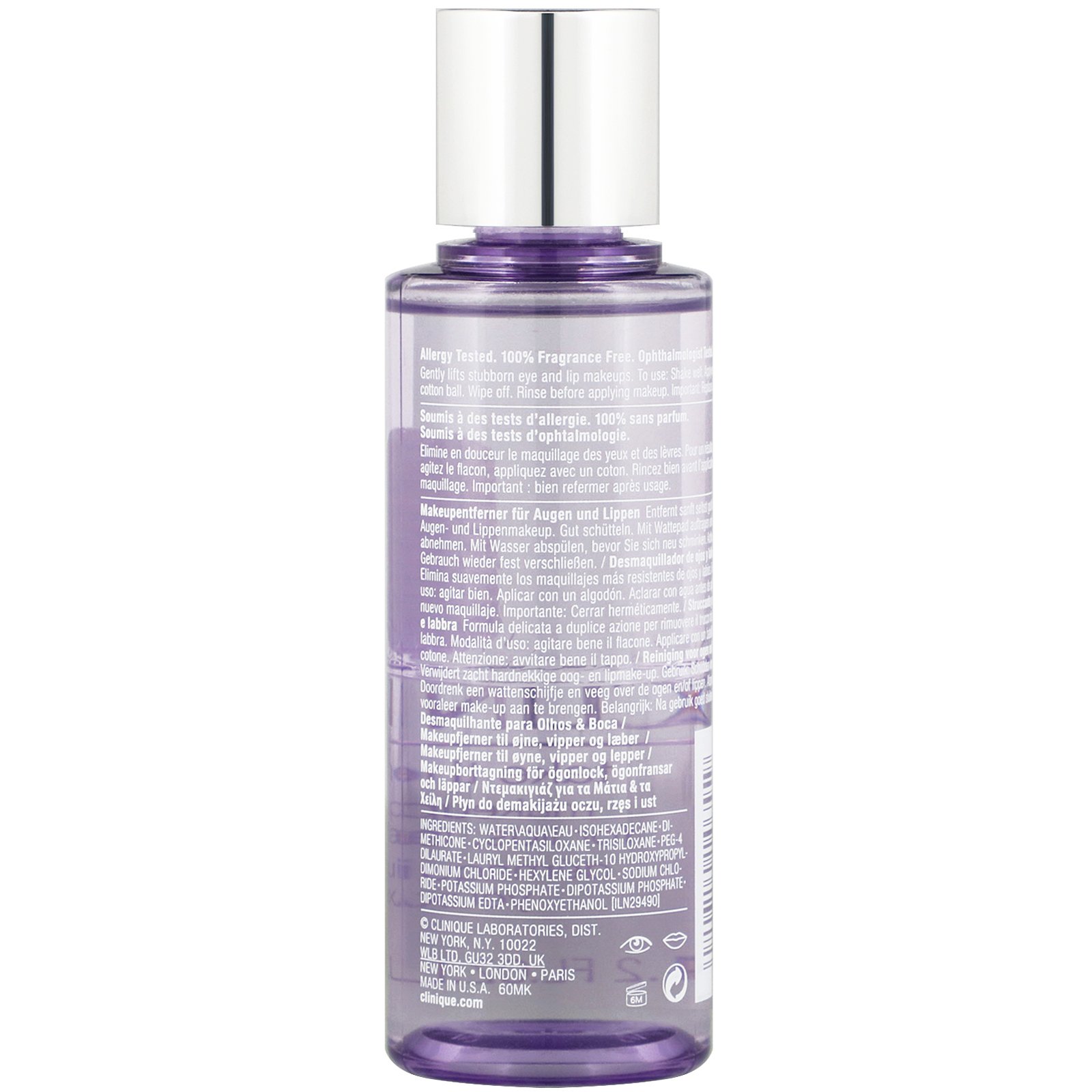 Comprar Clinique, Take The Day Off, Makeup Remover, For Lids, Lashes & Lips, 4.2 oz (125 ml) - Imagem 2