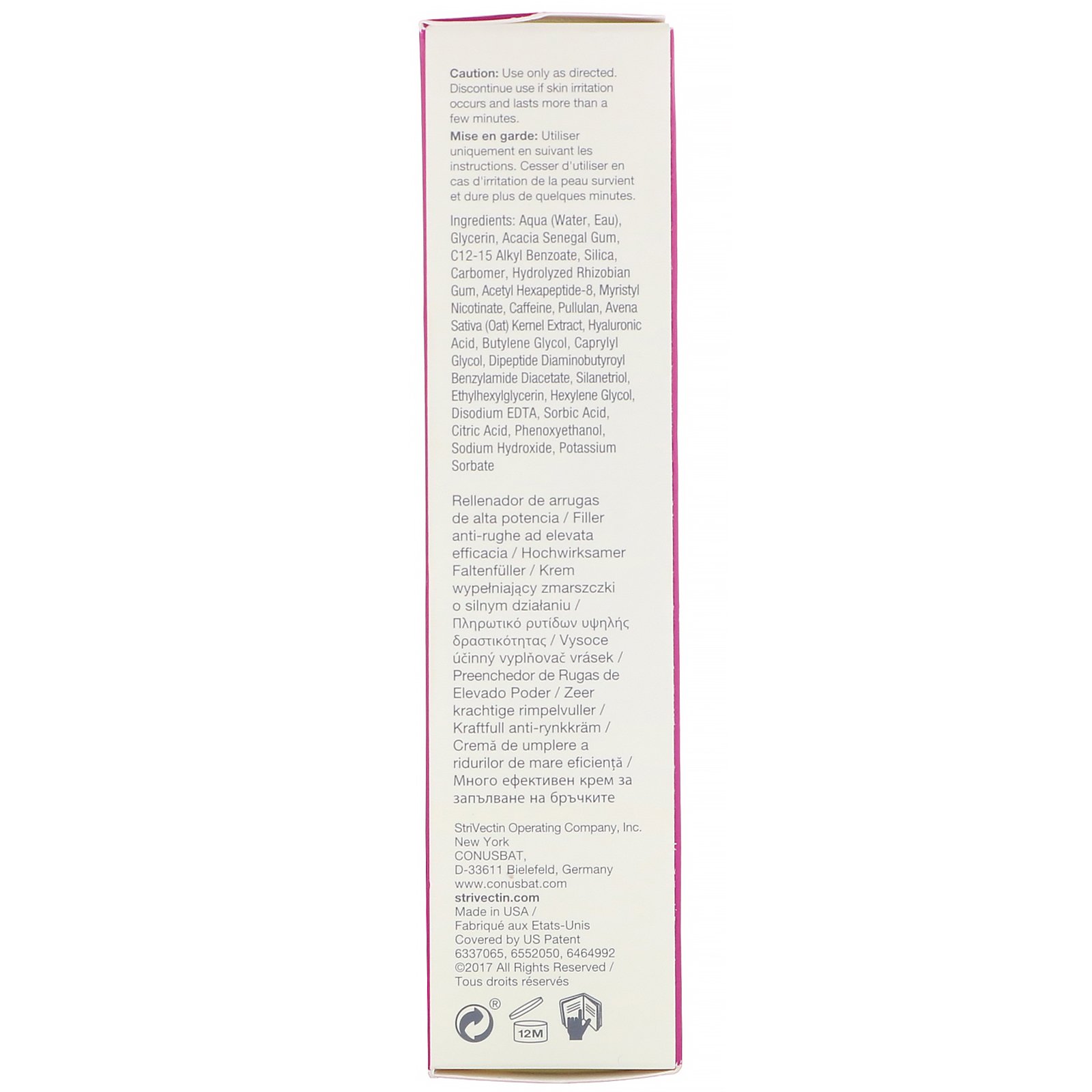 Comprar StriVectin, Preenchedor de Rugas de Alta Potência, Antirrugas, 15 ml (0,5 fl oz) - Imagem 3