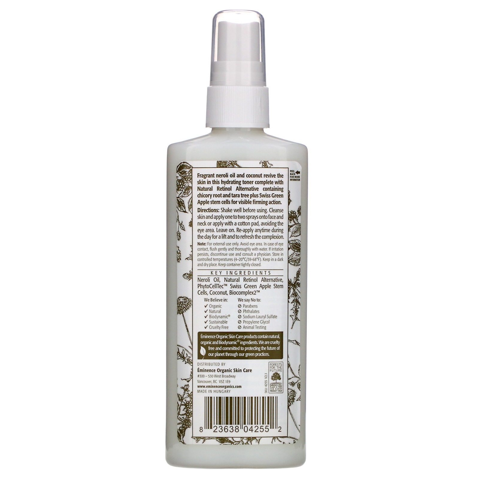 Comprar Eminence Organics, Neroli Age Corrective Hydrating Mist, 4.2 fl oz (125 ml) - Imagem 2
