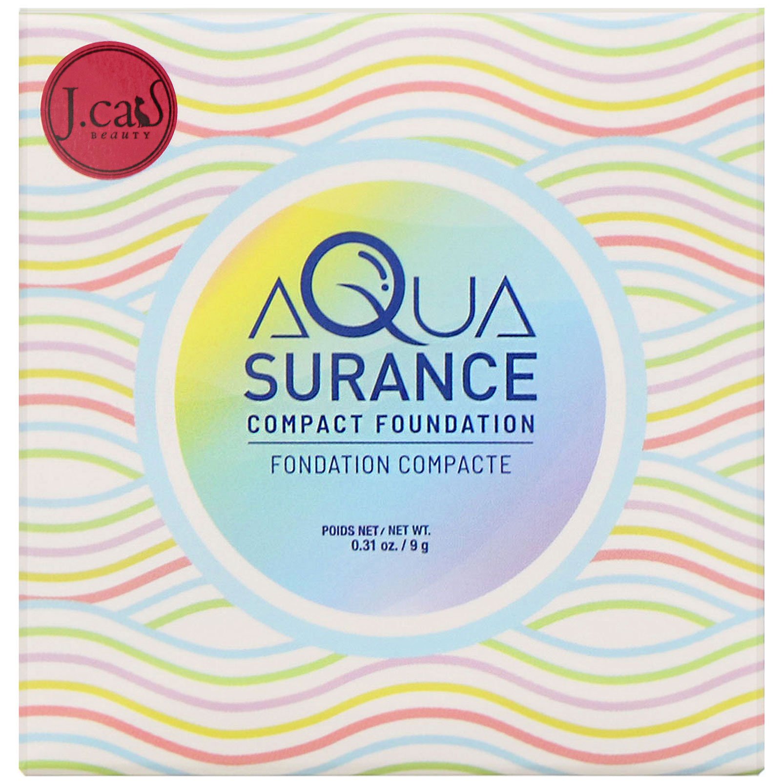 Comprar J.Cat Beauty, Base compacta Aquasurance, ACF106 Mel, 9 g - Imagem 2