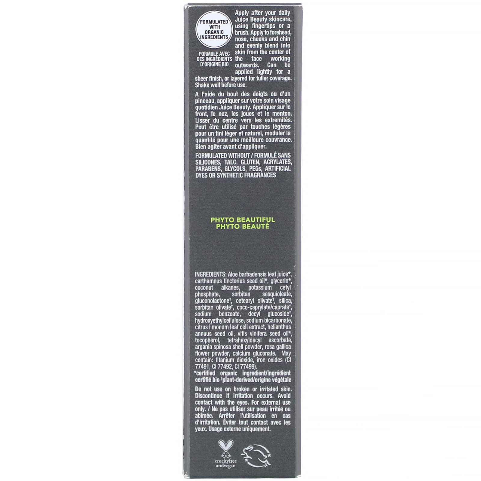 Comprar Juice Beauty, Phyto-Pigments, Flawless Serum Foundation, 17 Medium Tan, 1 fl oz (30 ml) - Imagem 3